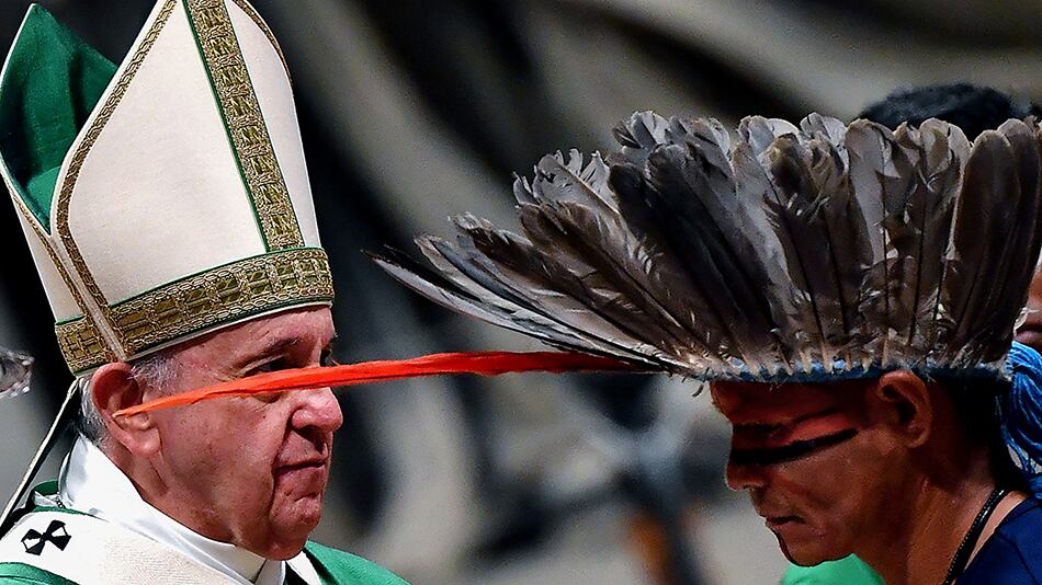 El Papa abrió los debates del sínodo sobre la Amazonia.