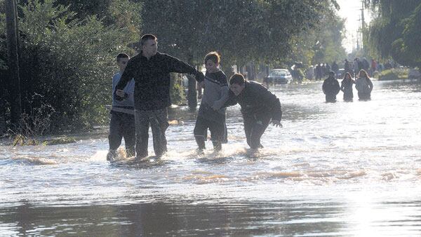 La caída de agua entre jueves y viernes fue torrencial.