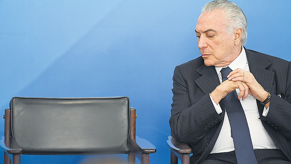 A pesar de su delicada situación política, Michel Temer afirmó ayer que nada lo destruirá.