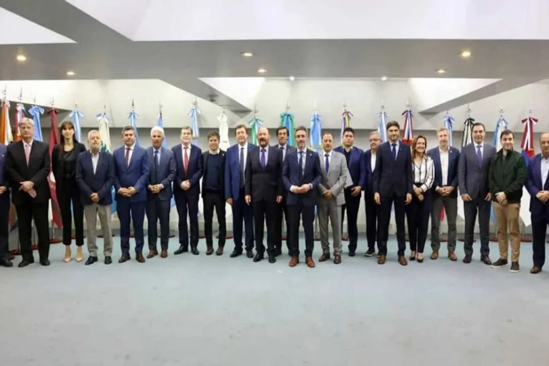 Meses atrás, los gobernadores reunidos en el Consejo General de Inversiones.