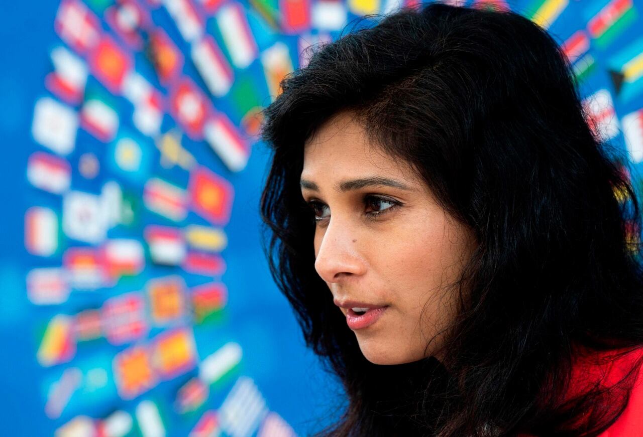 La economista india expuso en Davos
