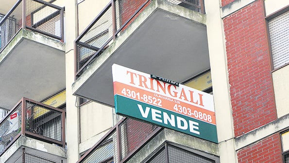 La actividad inmobiliaria asentada en el crédito hipotecario sufrió el impacto de la devaluación.