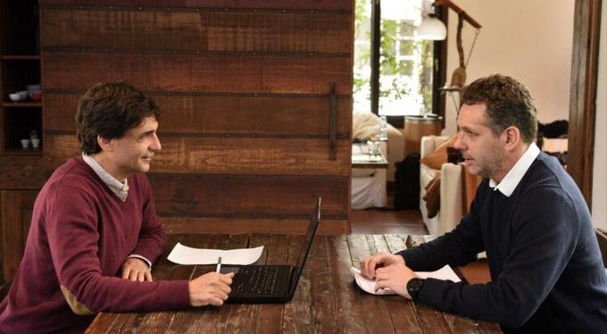 Hernán Lacunza y Guido Sandleris.