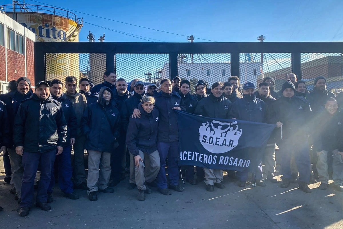 Aceiteros en lucha. En Rosario como eje pero con alcance nacional