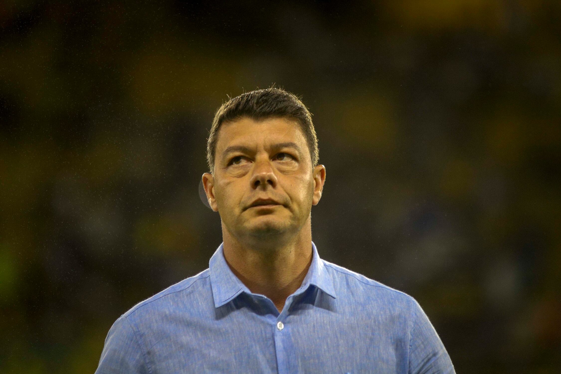 Battaglia viene de festejar con Boca ante el Barcelona de España