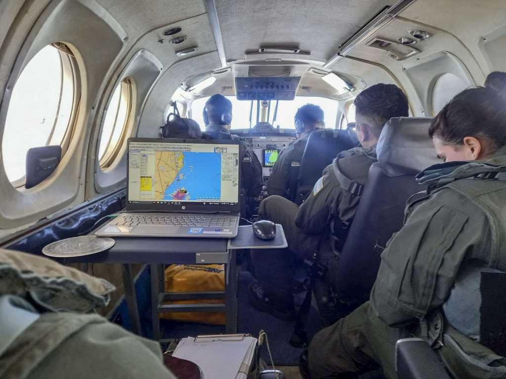 El tripulante rescatado estaba en estado de shock hipotérmico