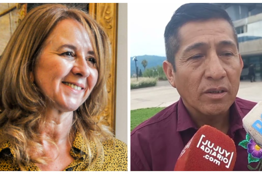 Teresa Bovi y Natividad Apaza