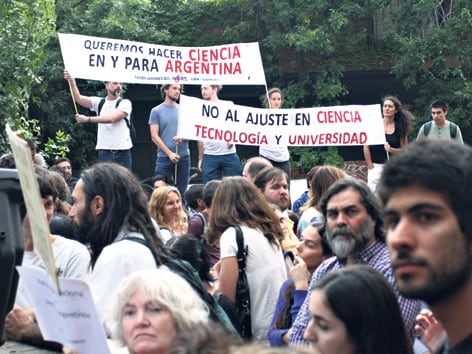 El Gobierno decidió un recorte presupuestario en el área de ciencias.