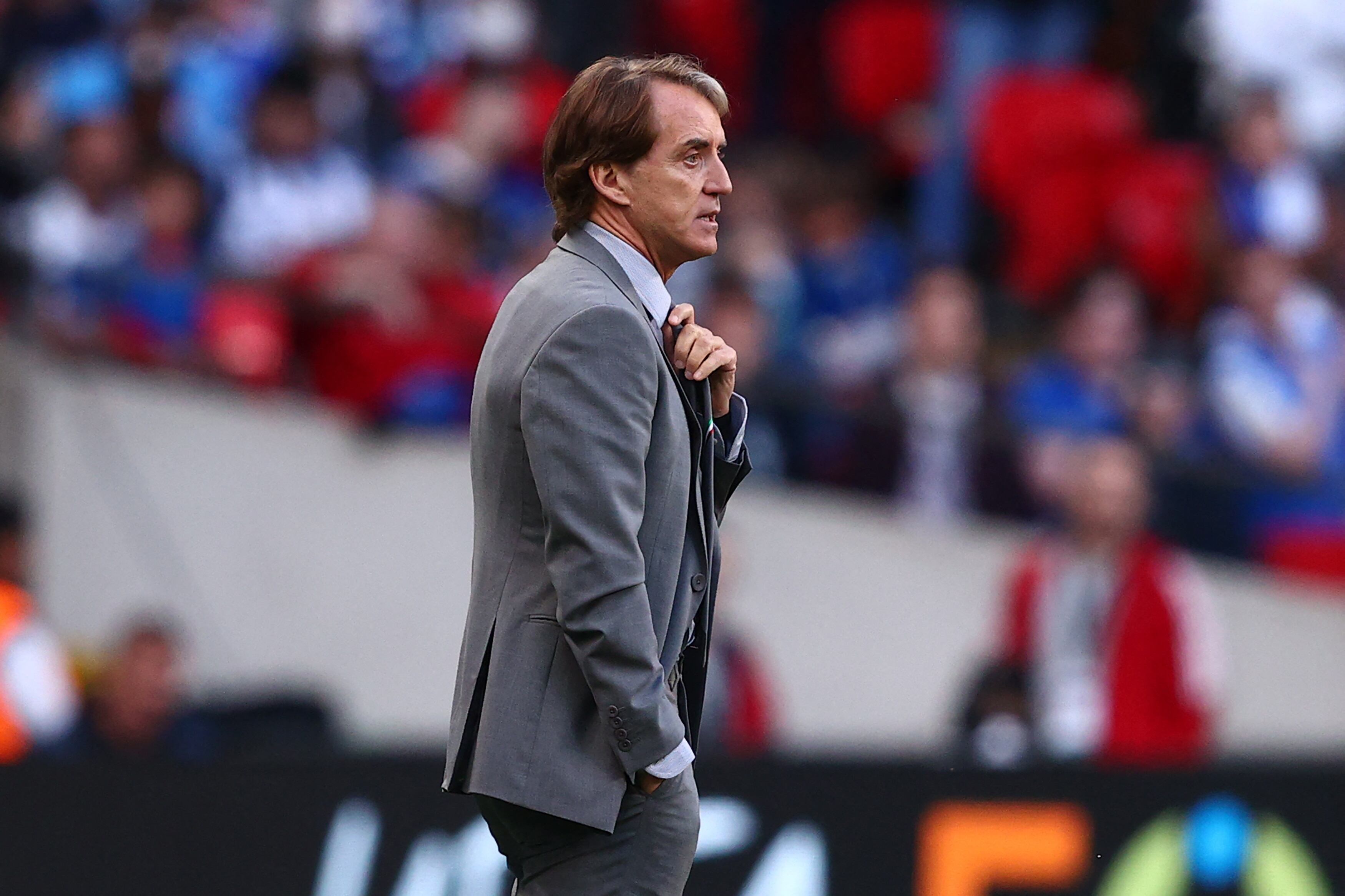 Roberto Mancini, entrenador del seleccionado italiano de fútbol. Foto: Federación Italiana.