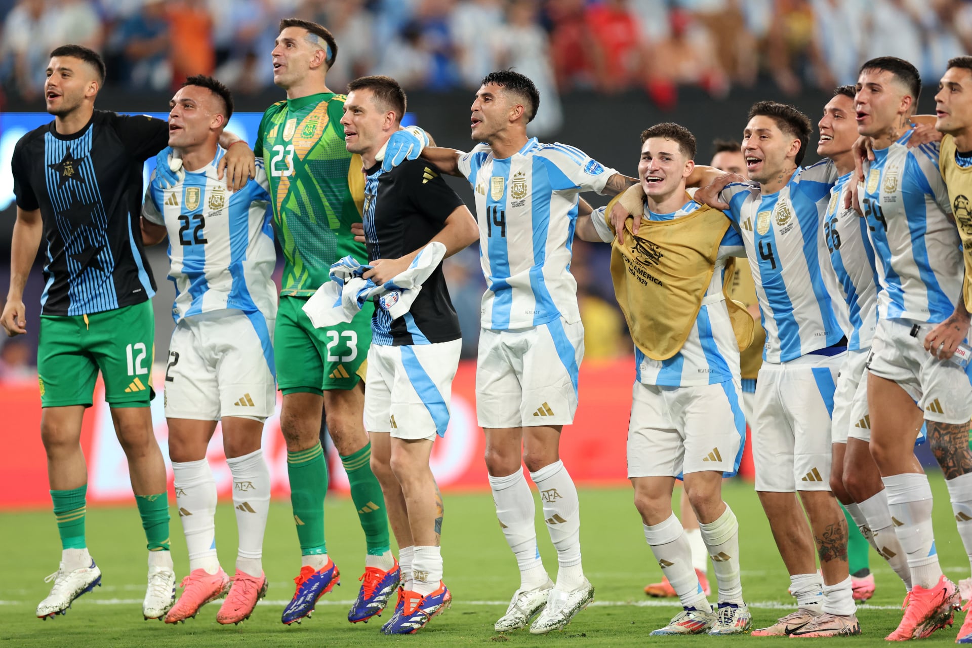 Argentina le ganó por 2 a 0 a Canadá en semifinales.