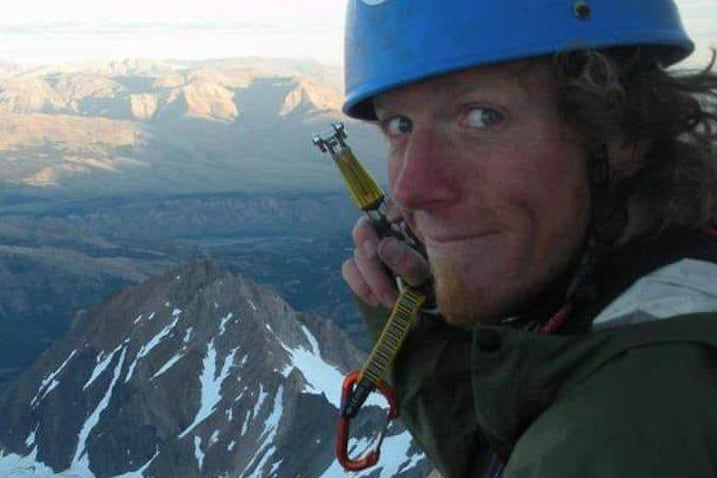 Ian Schwer, el escalador barilochense muerto en Perú.