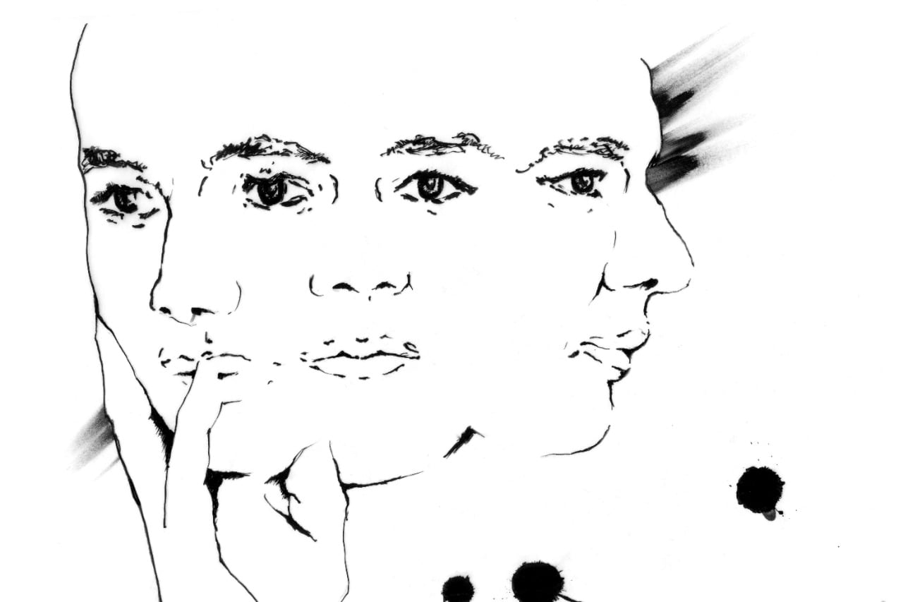 Idangel Betancourt por Luis Caram. Ilustración para el libro Si un día me Visitas.