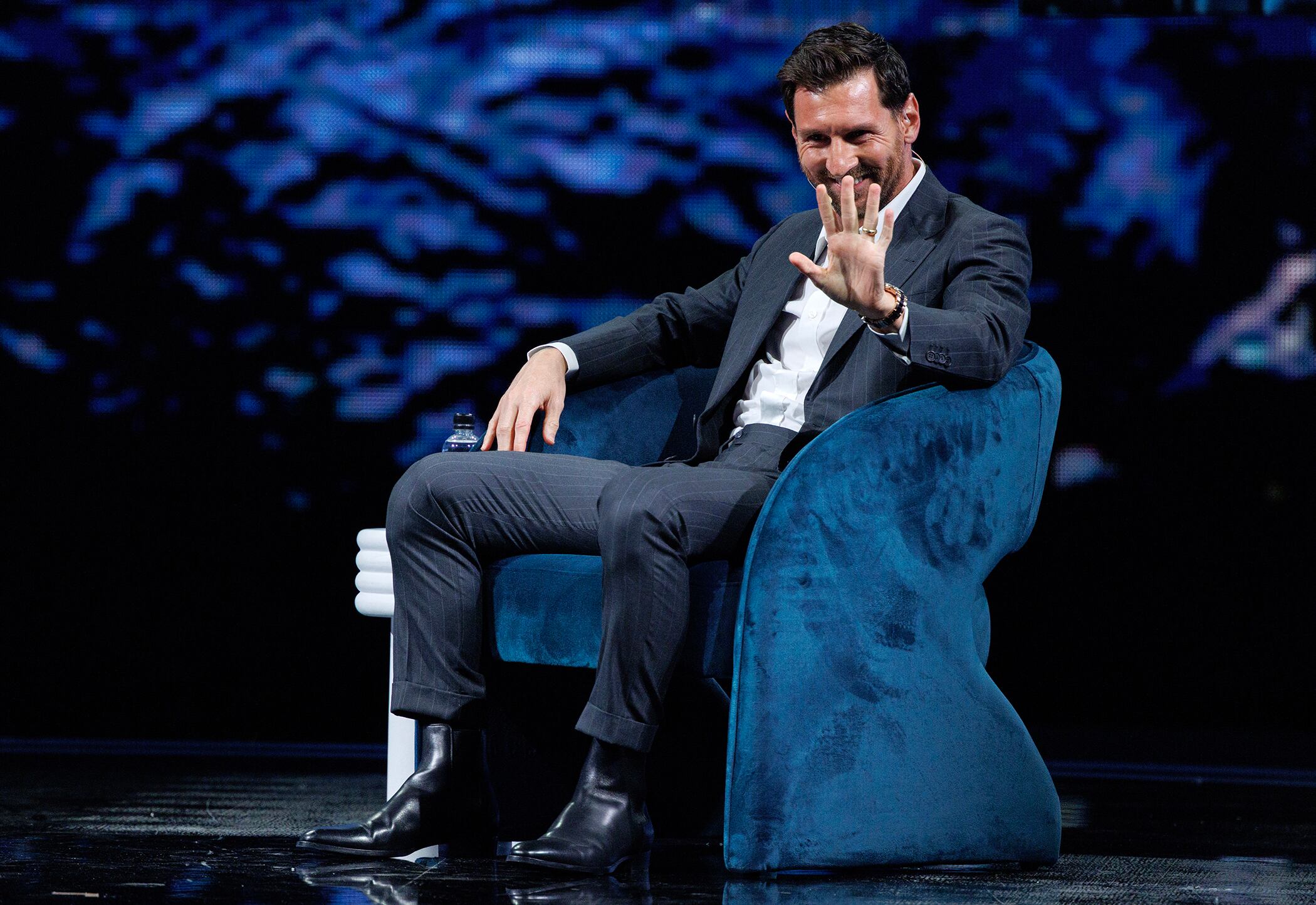 Lionel Messi recibió la llave de la ciudad de Miami durante el Amerixcan Business Forum