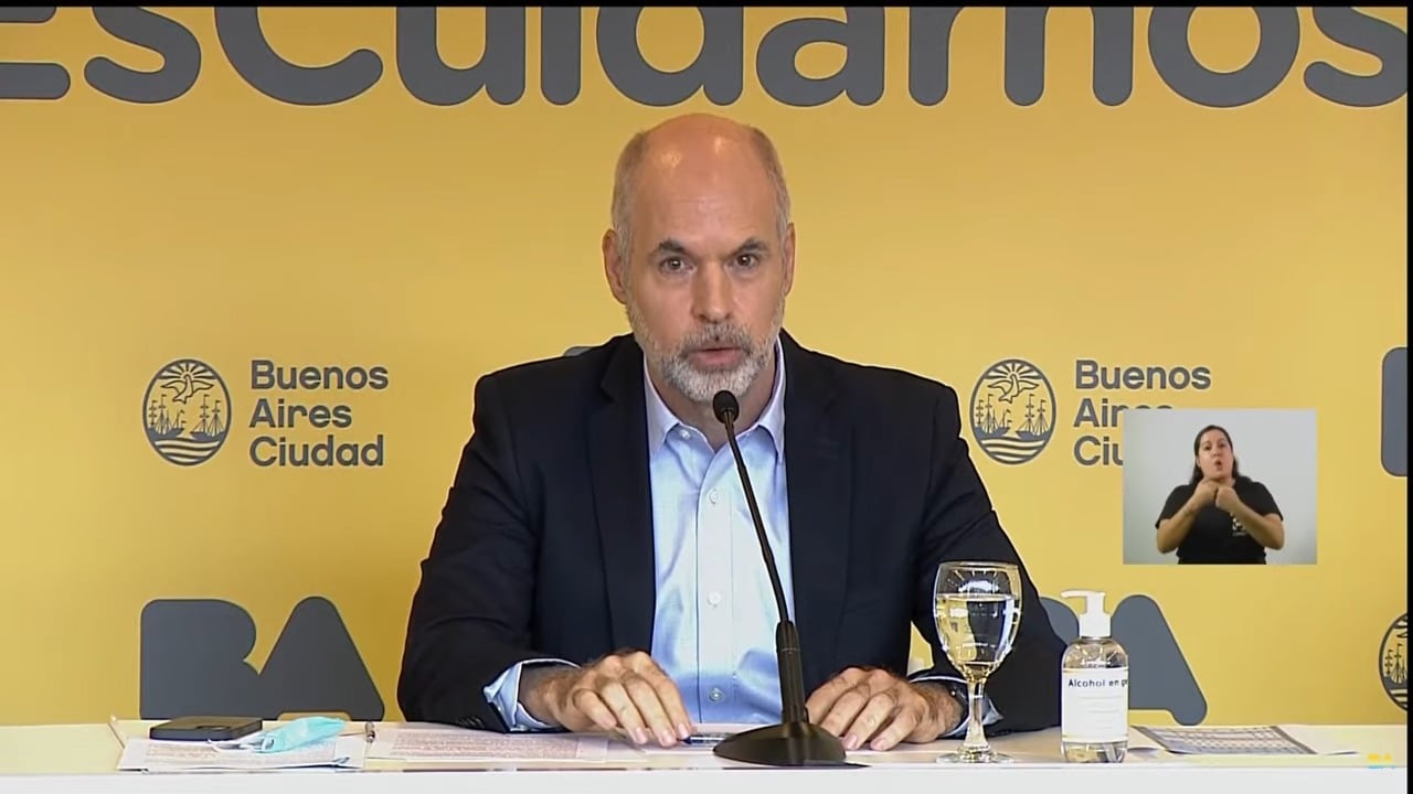 Horacio Rodríguez Larreta, jefe de gobierno de la Ciudad.