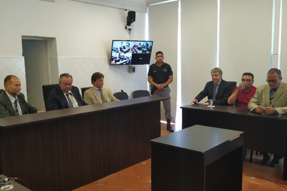 Los jueces Batule, Fleming y Gómez Almaraz