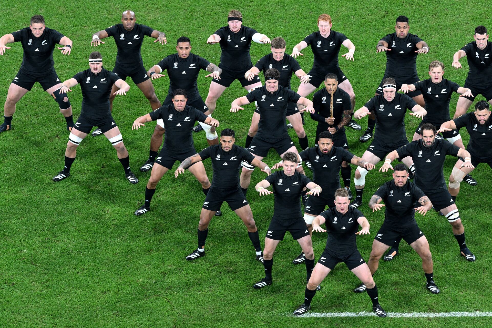 El haka de los All Blacks contra Los Pumas hoy.