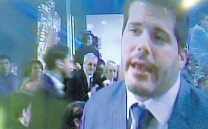 “Hablá de Magnetto, forro”, dijo Capasso; ayer se instaló que había dicho “judío de mierda”.