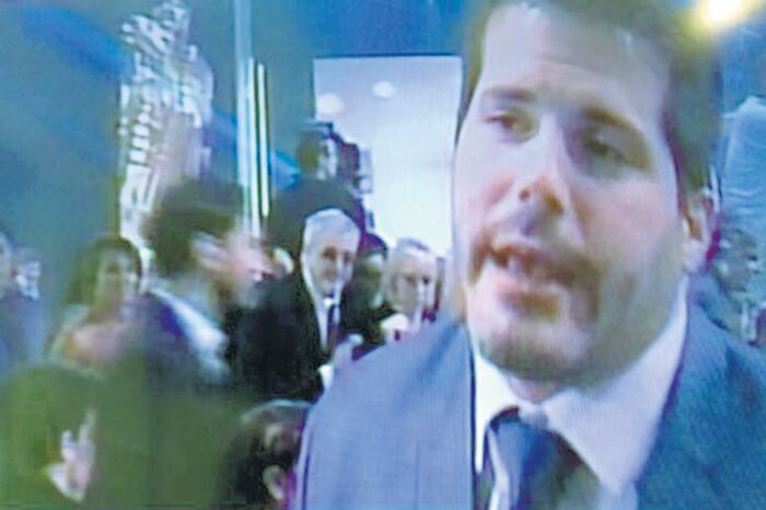 “Hablá de Magnetto, forro”, dijo Capasso; ayer se instaló que había dicho “judío de mierda”.