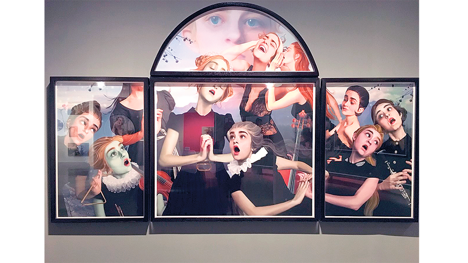 De la series El misterio del niño muerto y Autorretrato, de Da Rin.