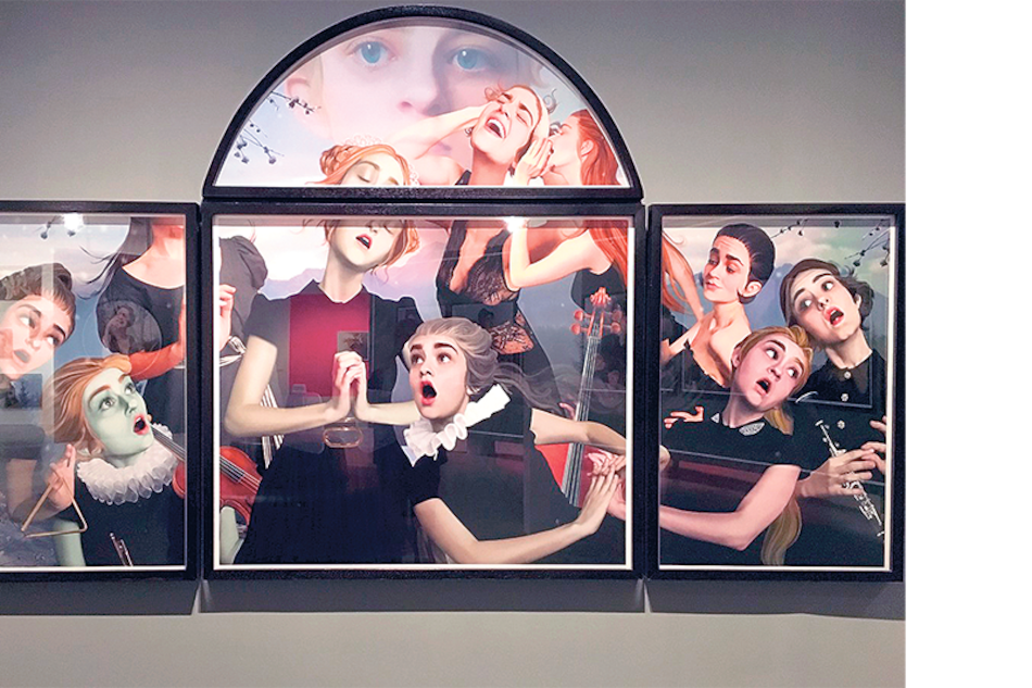 De la series El misterio del niño muerto y Autorretrato, de Da Rin.