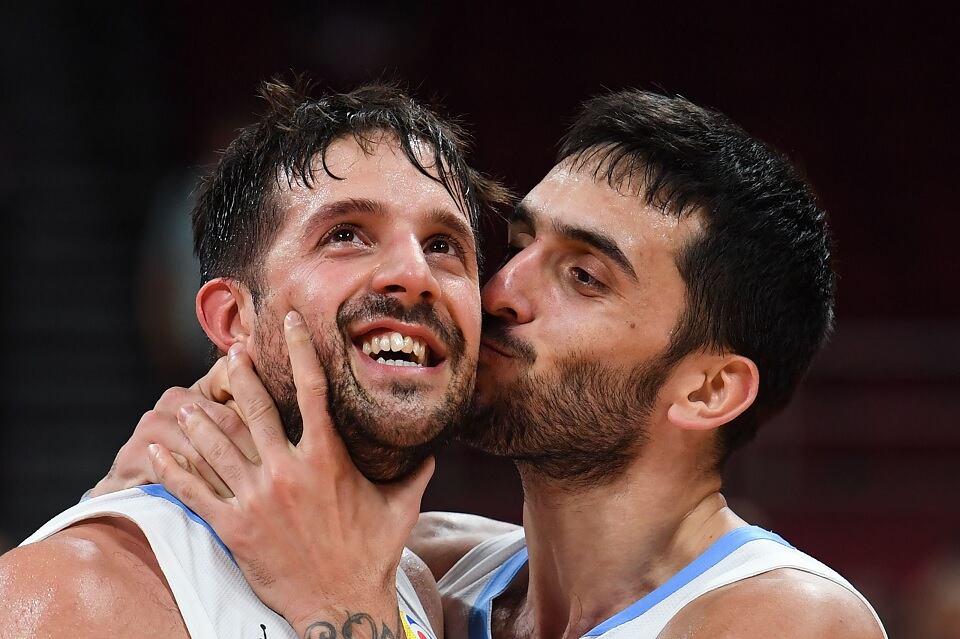 Laprovittola y Campazzo en el último Mundial de básquet.