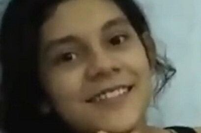 Lichita, antes de viajar a Paraguay, hace tres años, para conocer a sus familiar