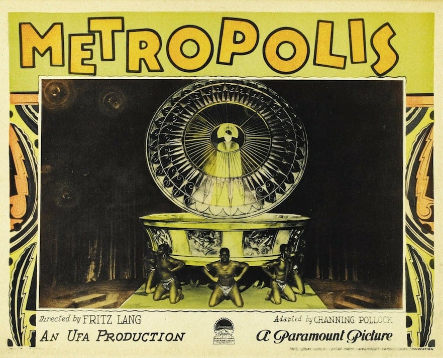 Una foto promocional original de la versión norteamericana de Metropolis
