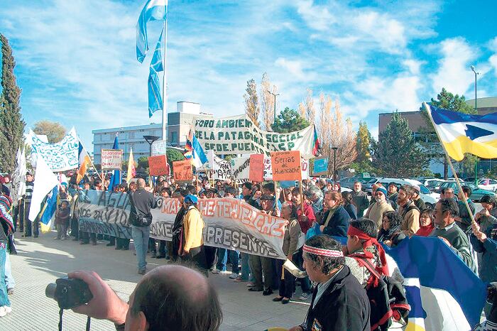 Los activistas temen posibles represiones en la Patagonia.