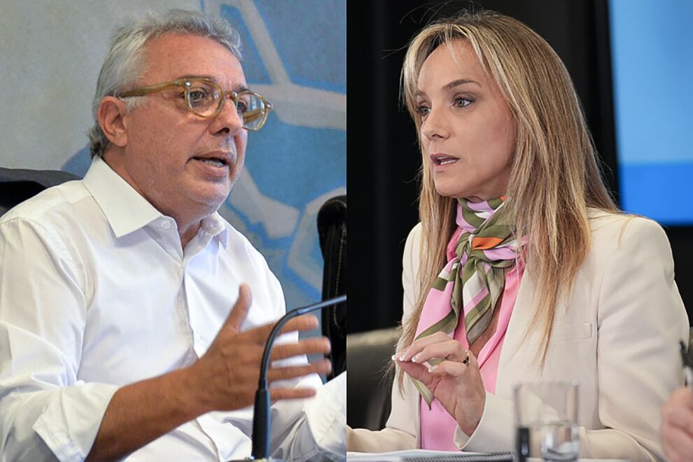 Julio Zamora y Malena Galmarini. 