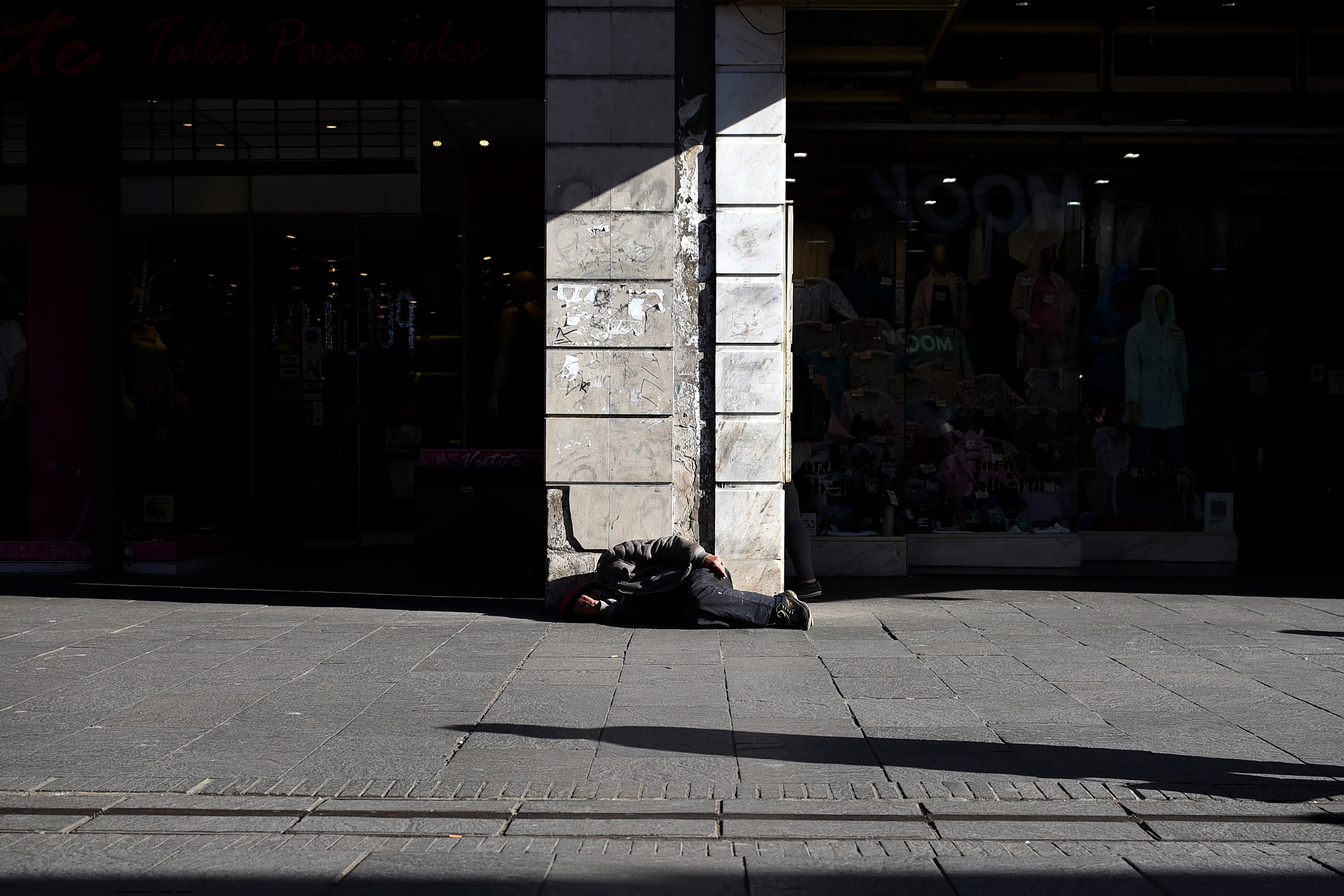 Persona en situacion de calle en Rosario-01/07/2025