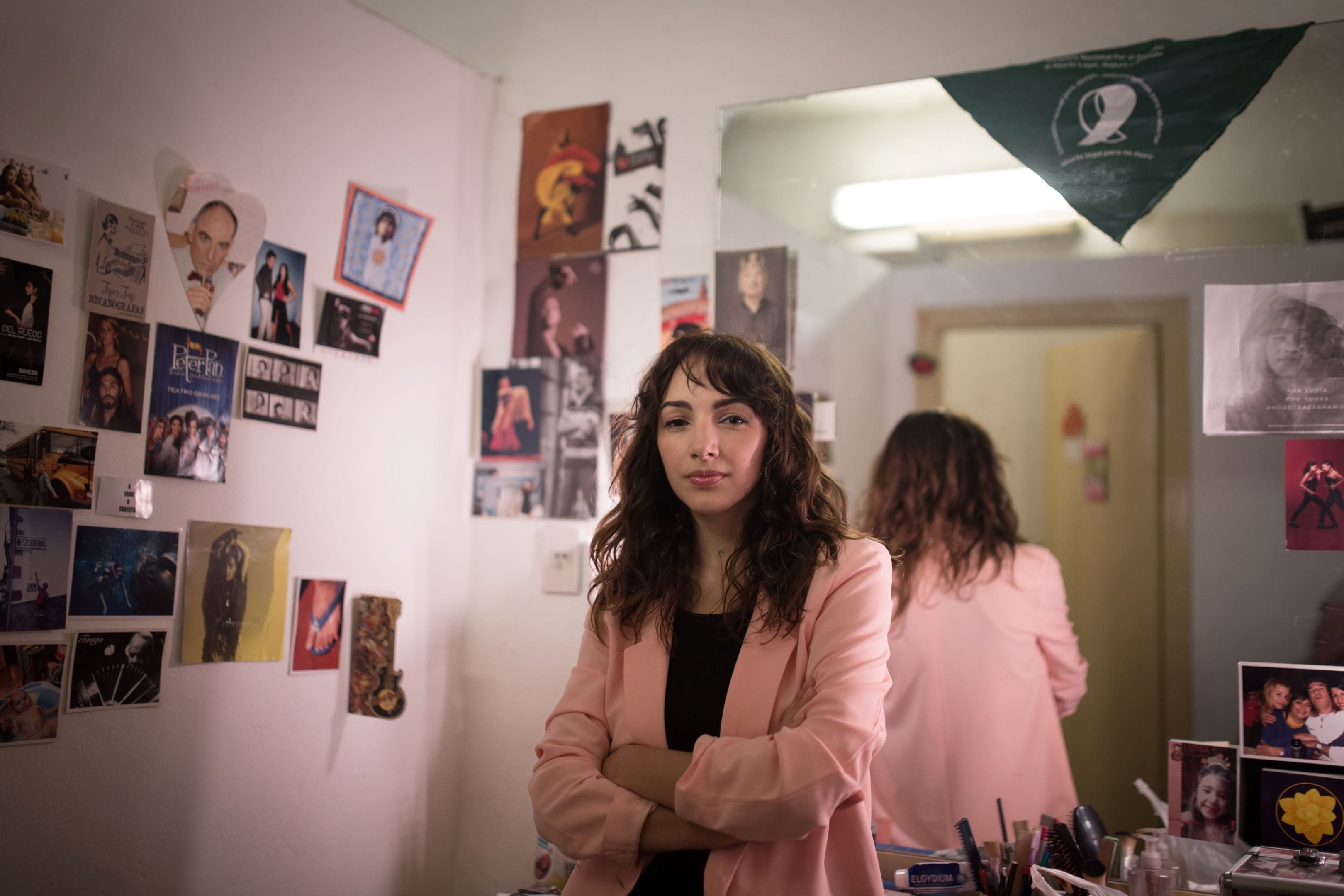 Thelma Fardín en 2018, cuando anunció el inicio de la causa contra Juan Darthés.