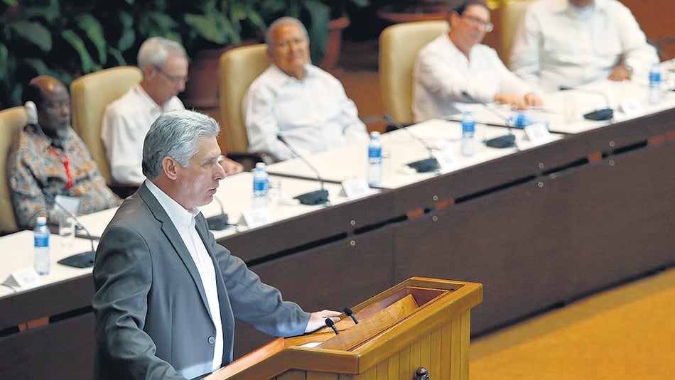 Miguel Díaz Canel dijo que el ascenso de la derecha hace necesario volver al ideario de Fidel.