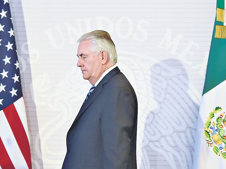 Rex Tillerson dijo “que es importante para ambos países el imperio de la ley”.