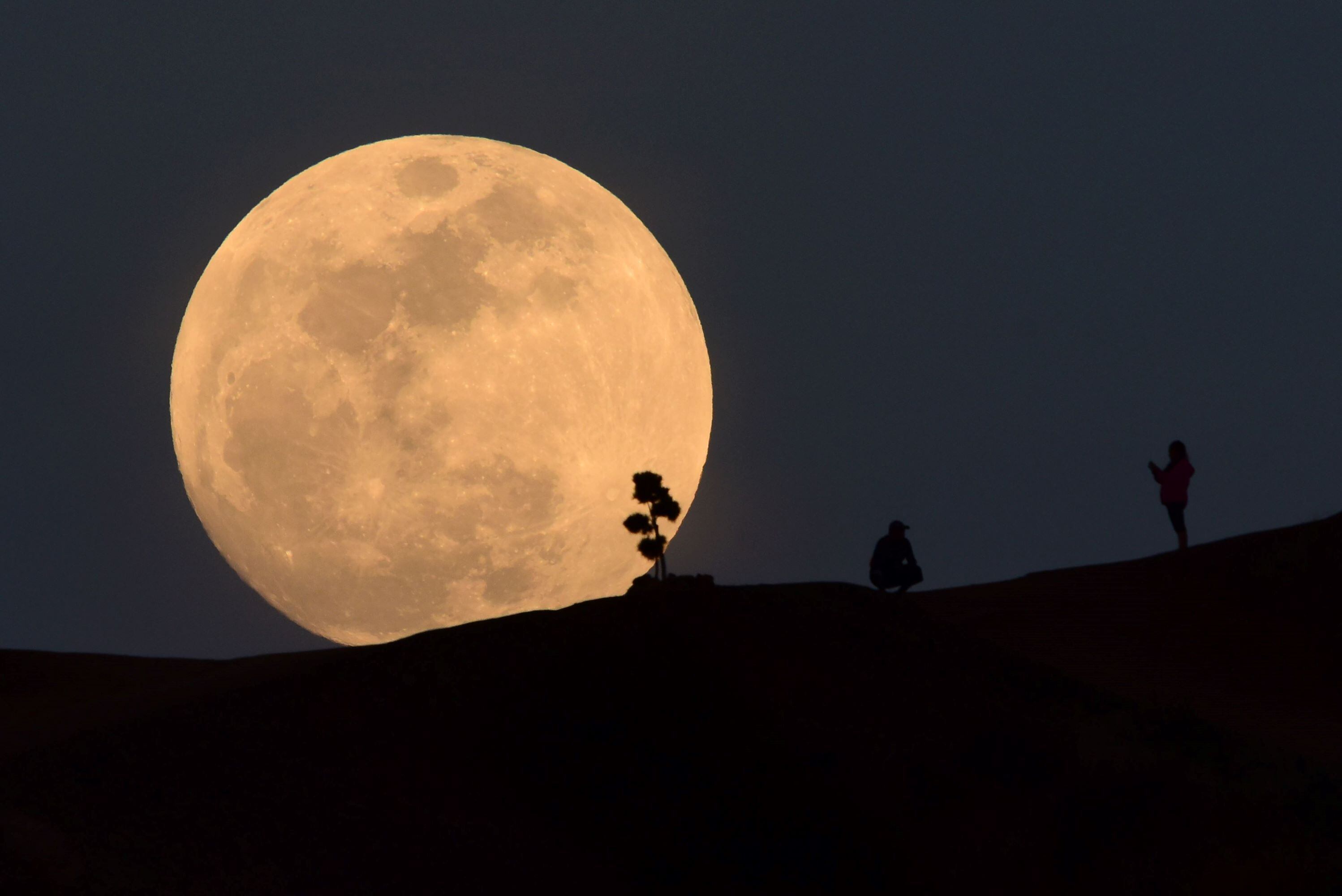 La luna llena, en todo su esplendor