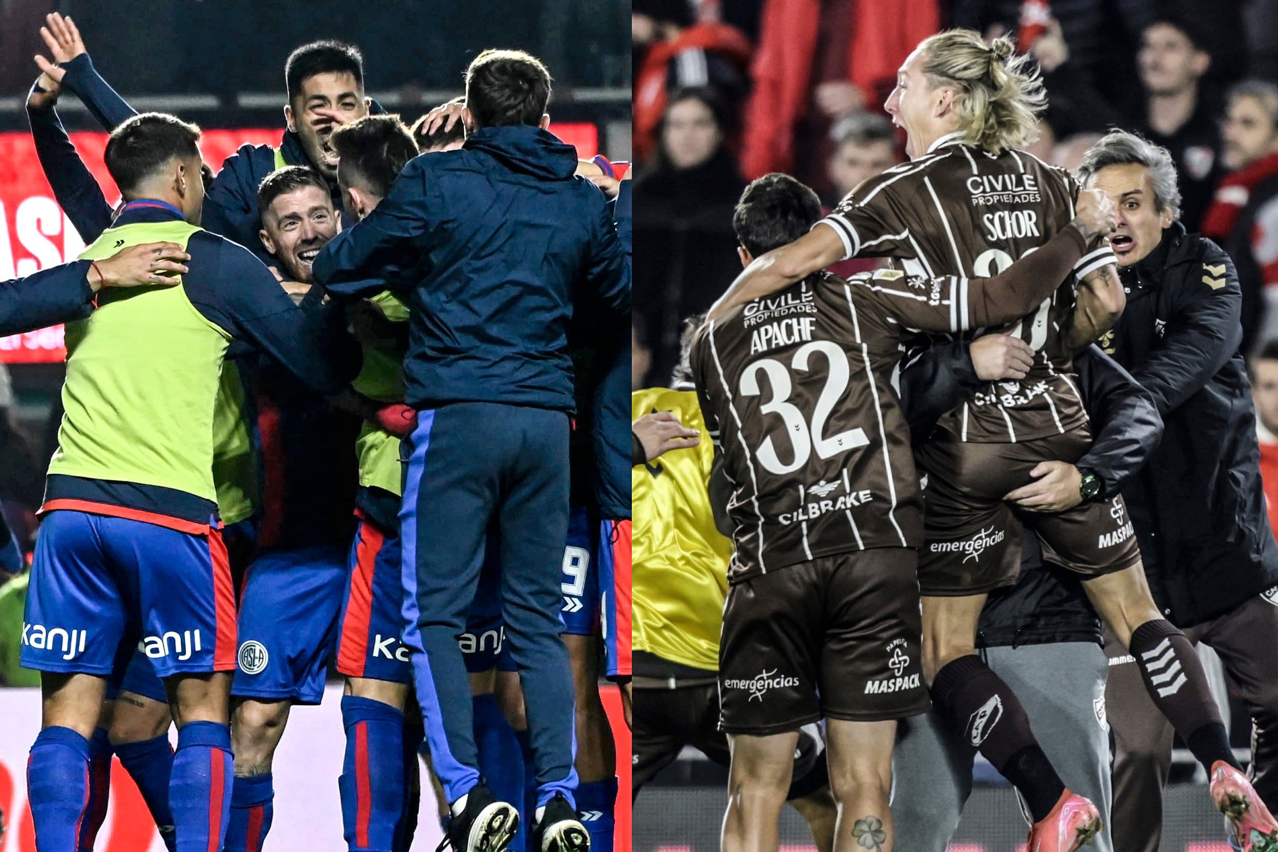 San Lorenzo festejó ante Argentinos, Platense lo hizo ante River