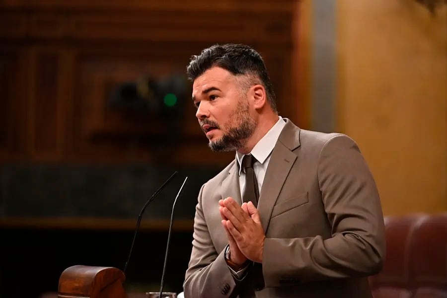 Gabriel Rufián, diputado de ERC. 