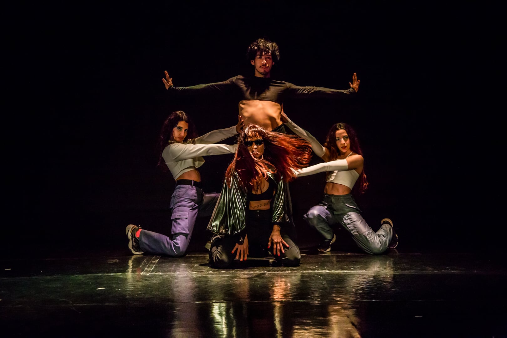 Poseídas, obra de danza de Camila Blander, Nazarena de los Santos y Valentina Werenkraut, presentada en la última edición.