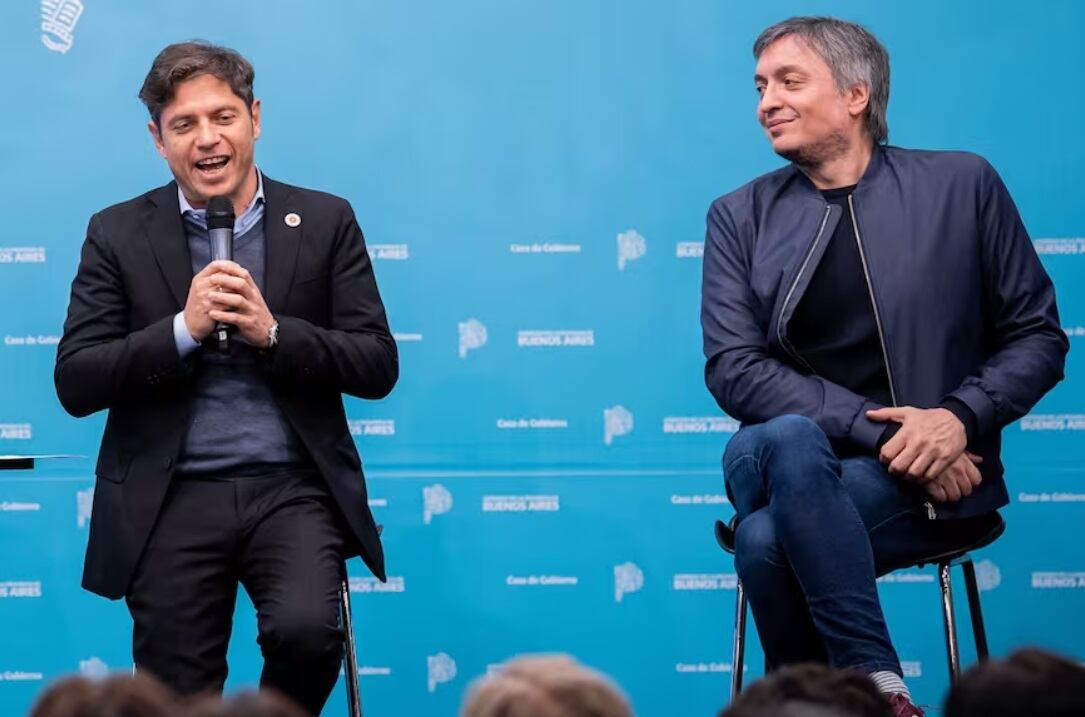 Axel Kicillof y Máximo Kirchner. 