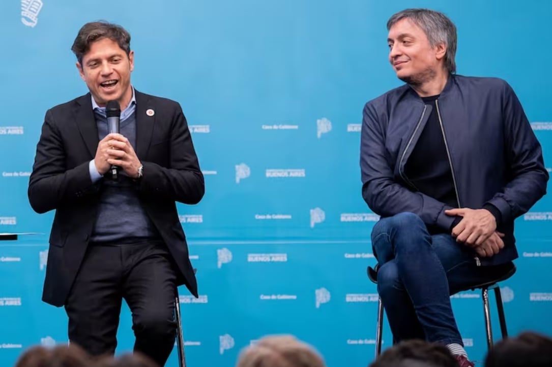 Axel Kicillof y Máximo Kirchner.