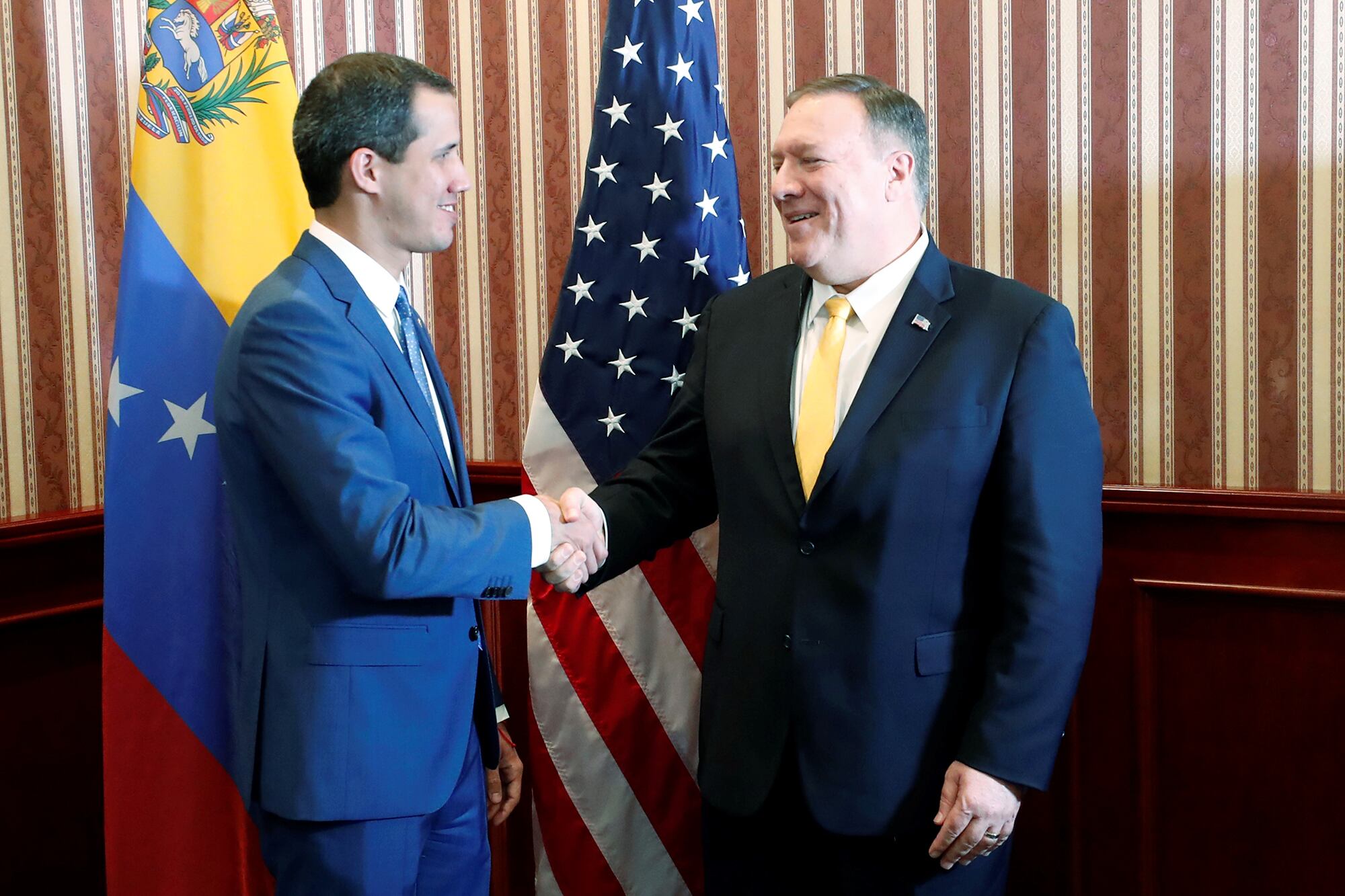 Guaidó y Pompeo se reunieron en Bogotá en el marco de una conferencia regional sobre lucha contra el terrorismo.