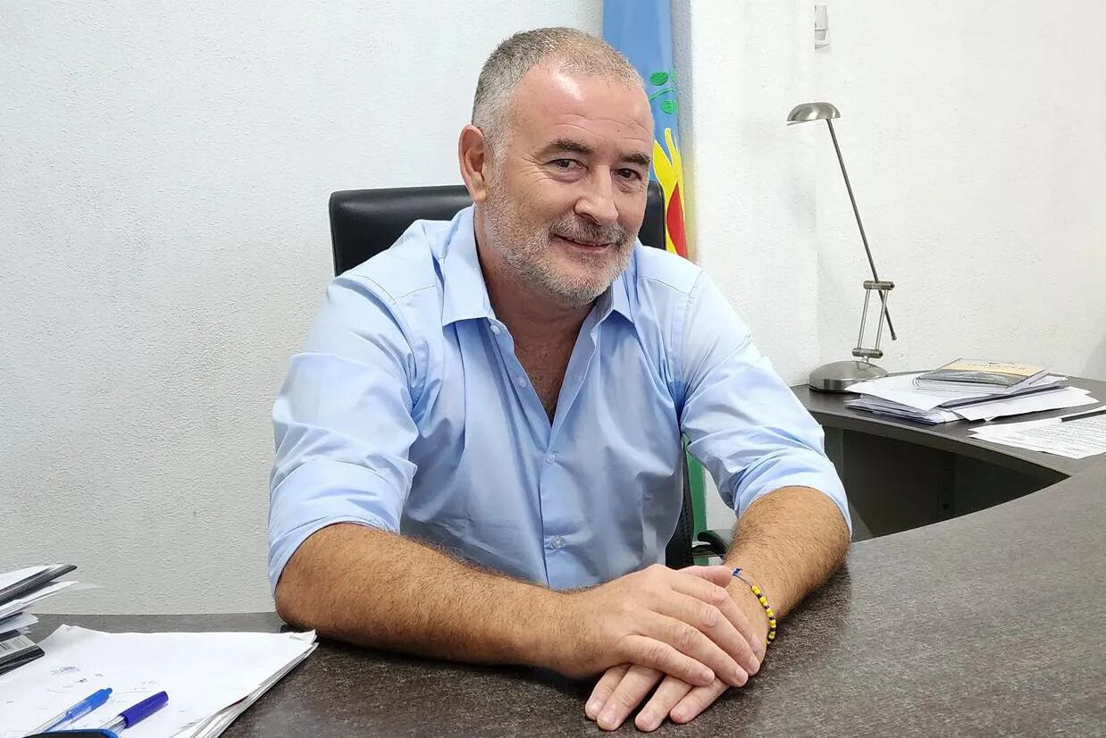 El intendente de Ramallo, Mauro Poletti. 