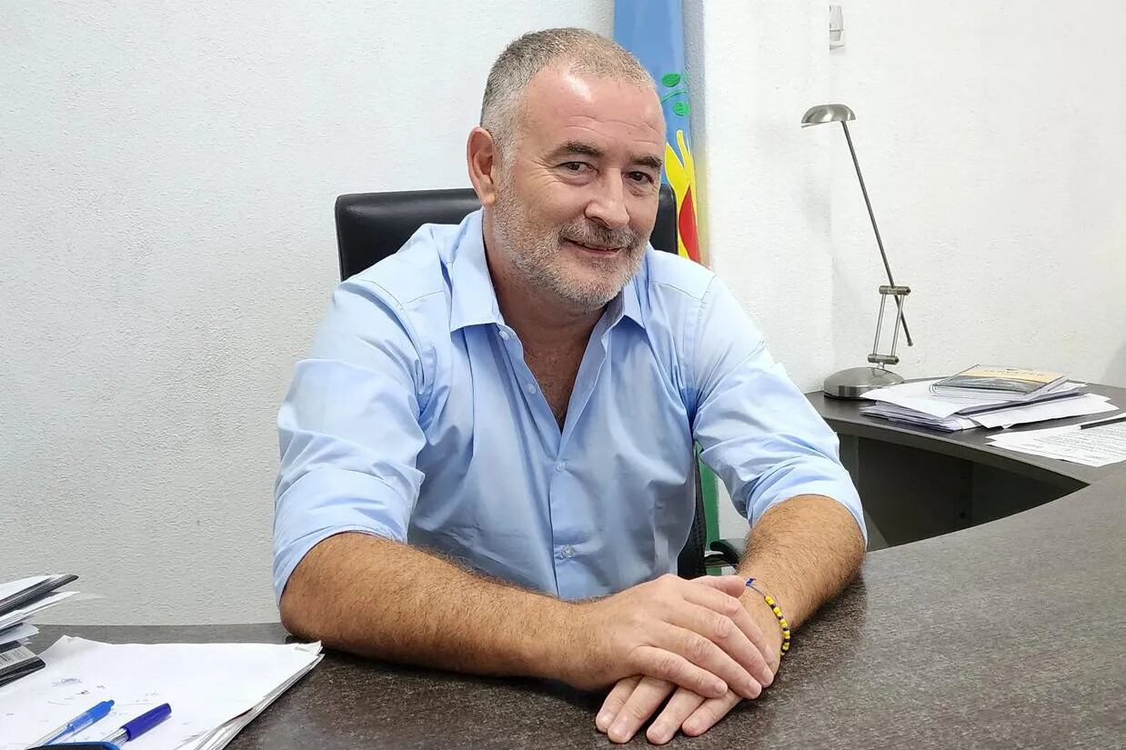 El intendente de Ramallo, Mauro Poletti.