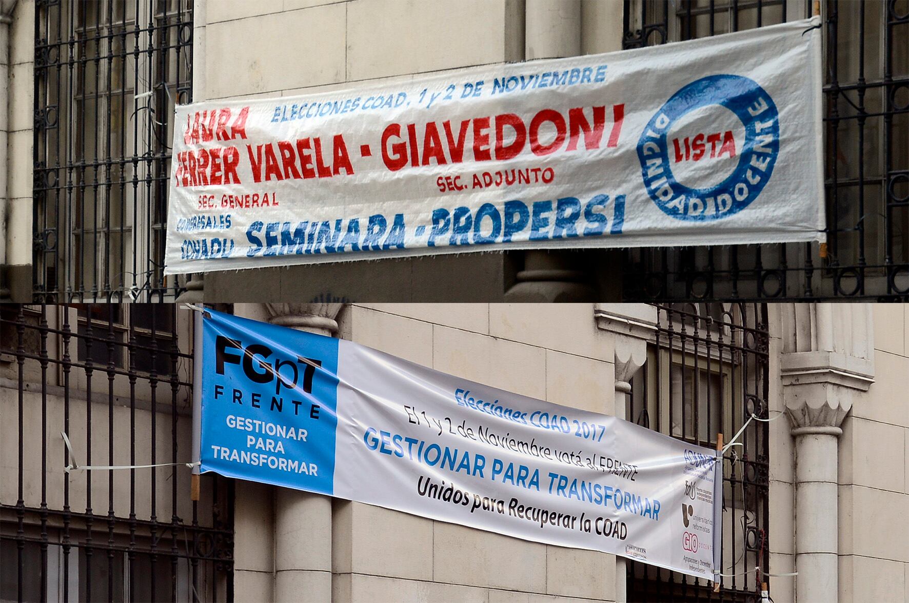 Cinco son las listas que compiten en la COAD.