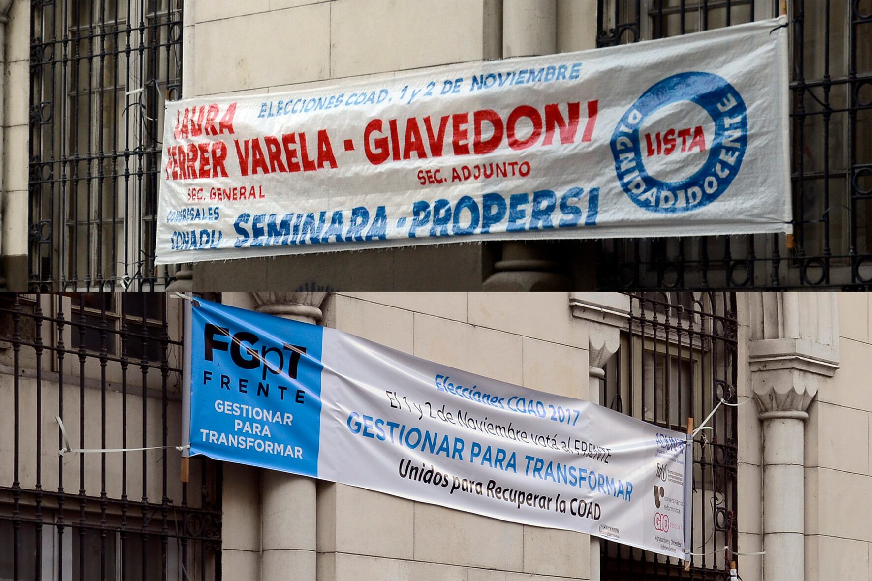 Cinco son las listas que compiten en la COAD.