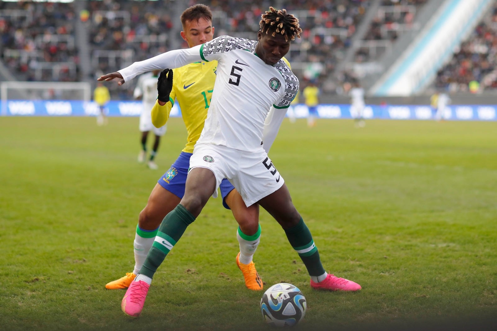 Nigeria llegó a la última fecha como primero de su zona, pero perdió con Brasil y quedó tercero