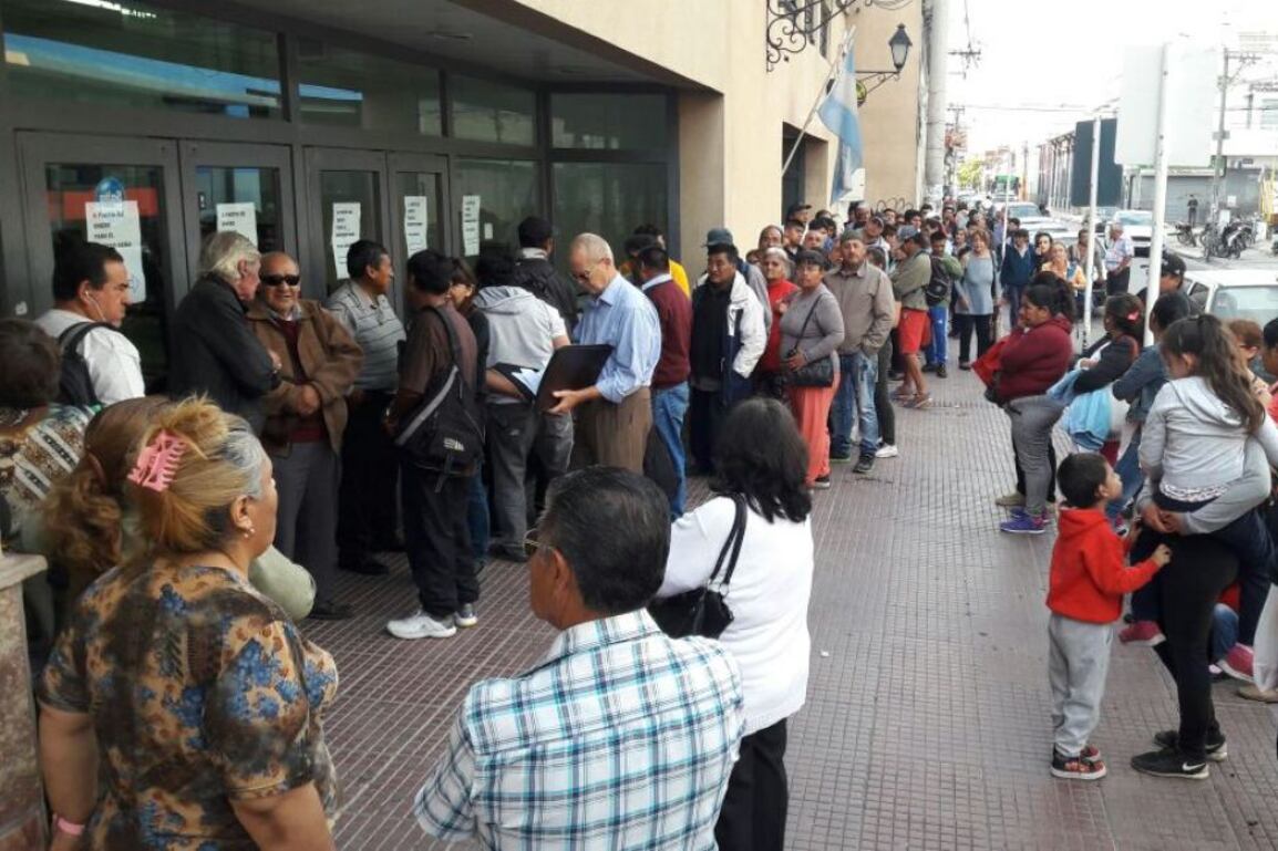 Sucursal de Banco Nación de la calle Florida. En otros tiempos