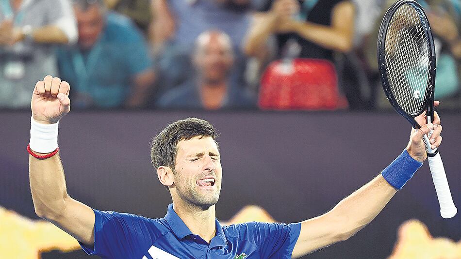 Nole, si vence a Nadal, dejaría atrás a Federer y a Emerson, seis veces ganadores en Australia.