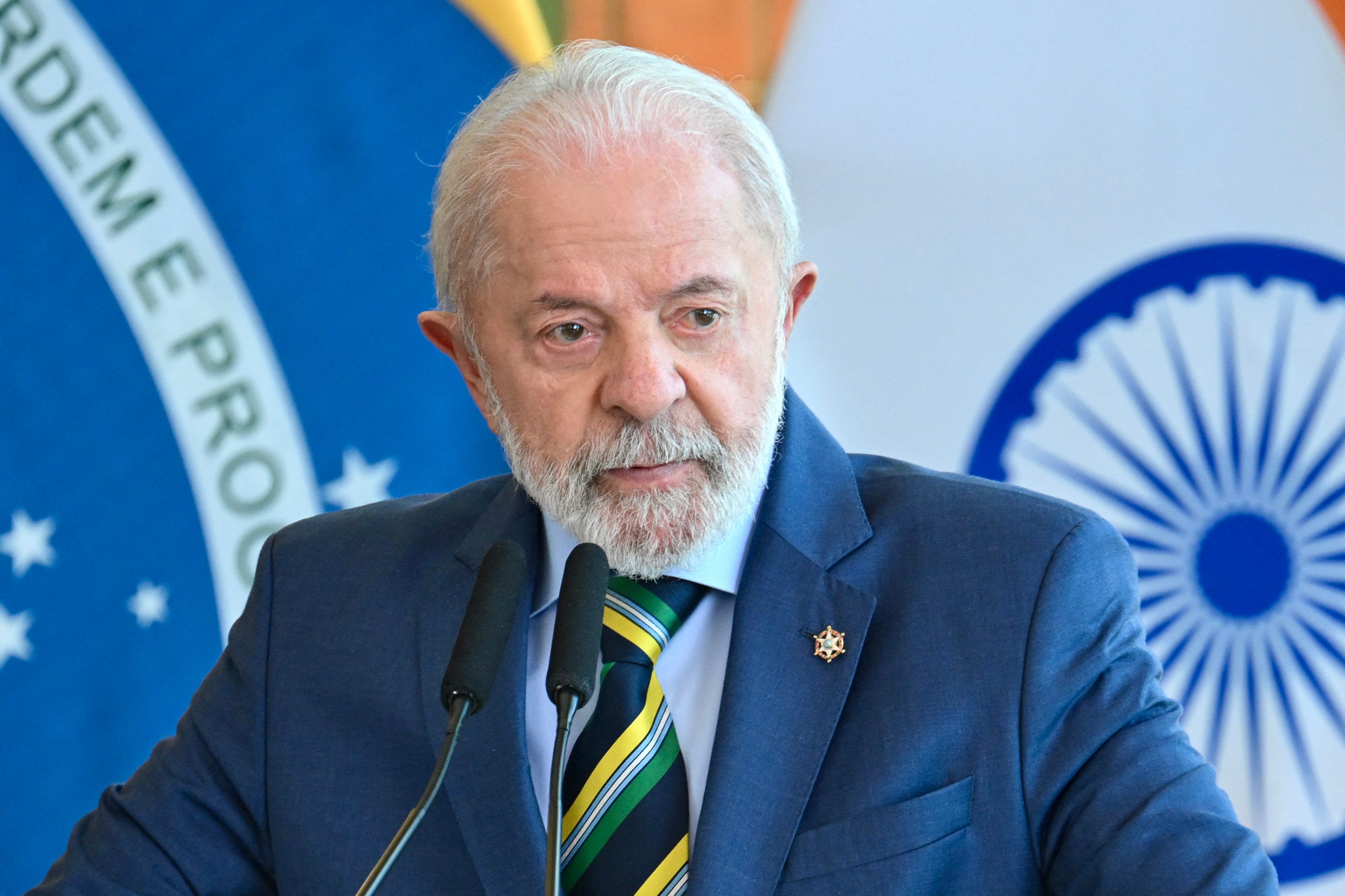 Lula da Silva, presidente de Brasil.