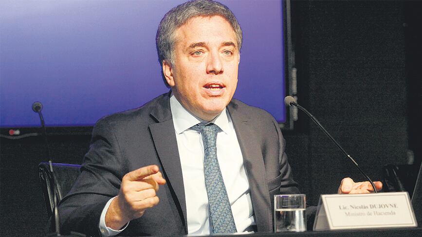 Nicolás Dujovne, ministro de Economía.