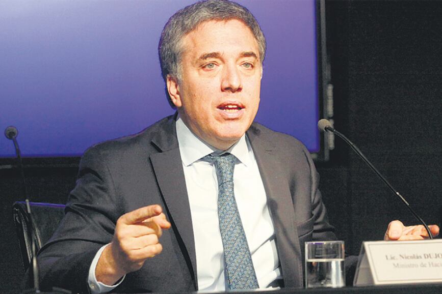 Nicolás Dujovne, ministro de Economía.